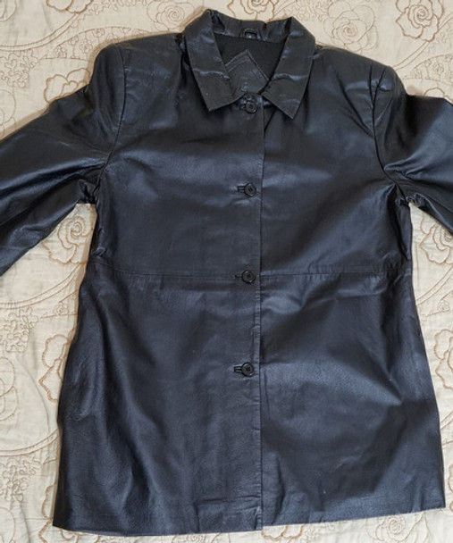 Campera Parka De Cuero Evoque  Talle S Y M 0