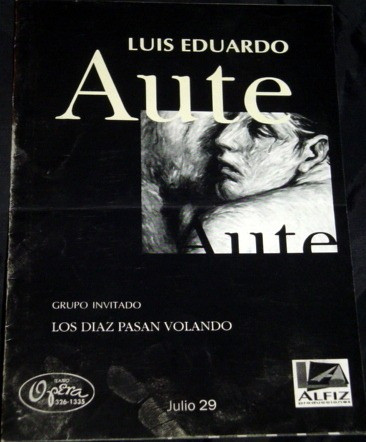 Programa       Luis Eduardo Aute       Teatro Opera  1983 0