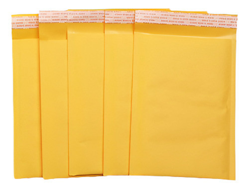 25pcs Kraft Burbuja Envolvente Acolchado Correo Envío Bolsa 0