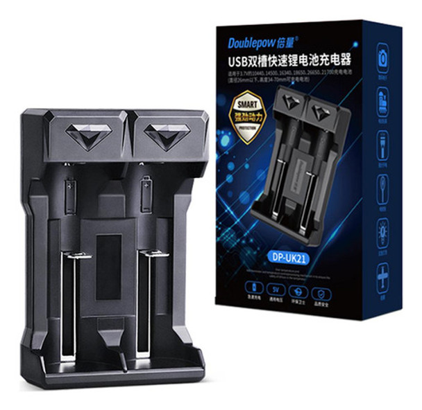 Cargador Pilas Cr 18650 18490 18350 17670 17500 26650 Aa Aaa 0