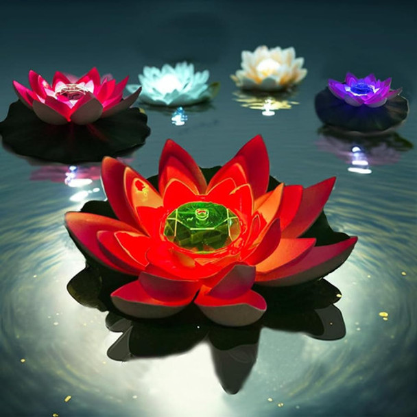 Luces Solares Flotantes Para Piscinas, Luces Led Para Estanq 0