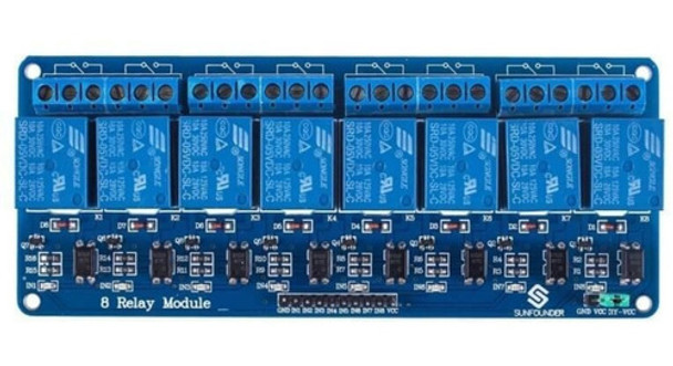 Modulo Relay Rele De 8 Canales 5v 10a Arduino Pic Avr 8ch 0