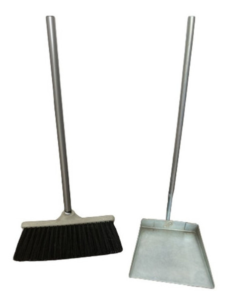 Kit Pala Metalica Basura Mango Largo Metalico Y Escobillon 0 Kit Pala Metalica Basura Mango Largo Metalico Y Escobillon 0