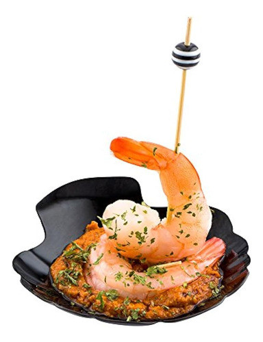 Plato De Aperitivo De Concha De 3.3 Pulgadas: Plato De Plást 0