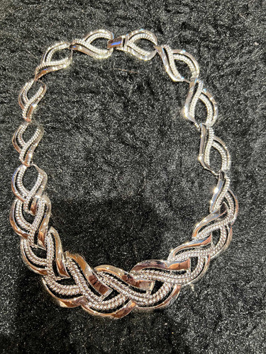 Collar Plateado. Marca Natier 0
