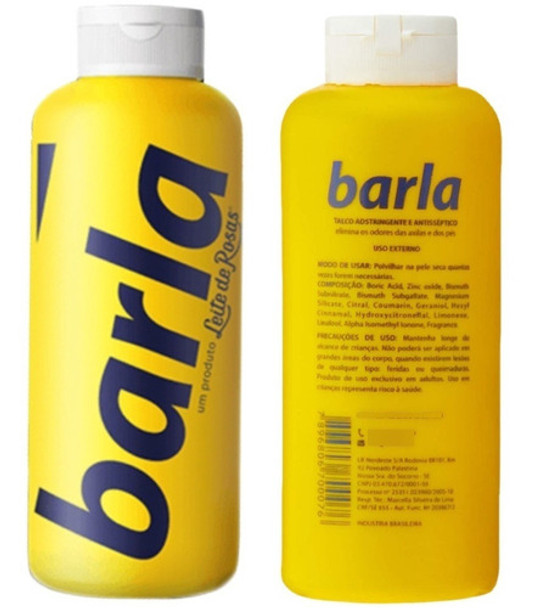Talco Antisséptico Barla 140g Kit C/9 0