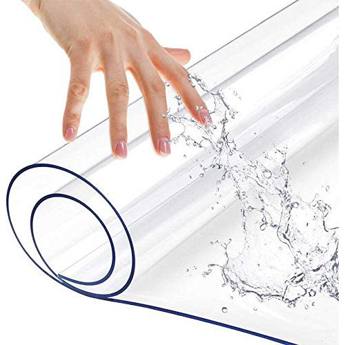 Mantel Protector Mesa Transparente 100x100cm 1.5 Mm Grosor 0
