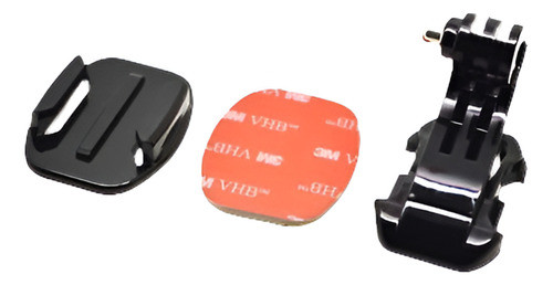 Hebilla J-hook + Montaje Plano Con Adhesivo De 3 M Para Gopr 0