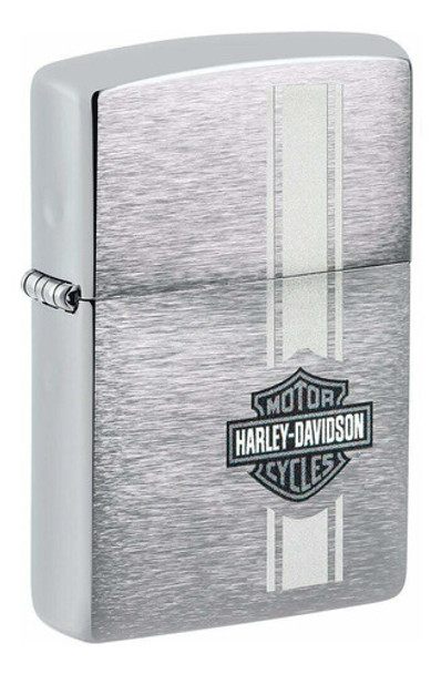 Encendedor Zippo Original Harley Davidson Plateado 0