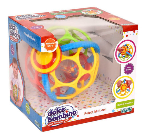 Dolce Bambino Pelota Divertida Soft Ditoys Full 0