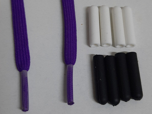 Cadarço Poliéster Roxo C Ponteiras Emborrachadas 1,15 Cm 0