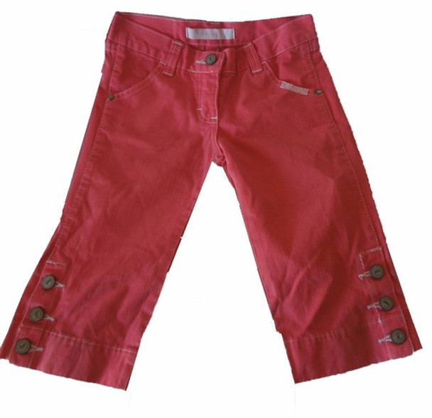 Pantalon Capri Color Rosa Chicle Impecable Mbjeans  8 Años 0