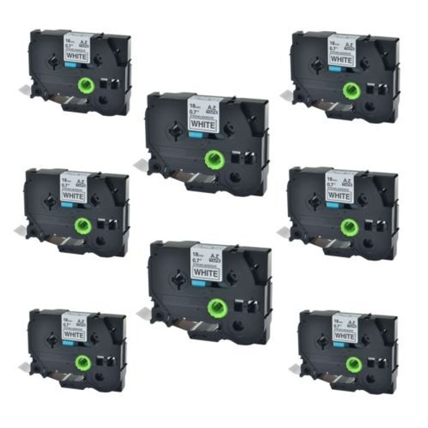 8pk Tzes241 Tz S241 Negra En La Etiqueta Blanca Cinta Para B 0 8pk Tzes241 Tz S241 Negra En La Etiqueta Blanca Cinta Para B 0