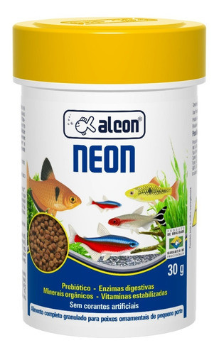 3 Unidade Ração Alcon Neon 30g 0