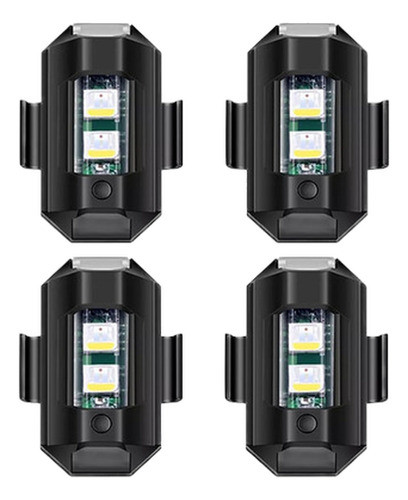 4x Luces Led Estroboscópicas 7 Colores Drone Luces Anticas 0