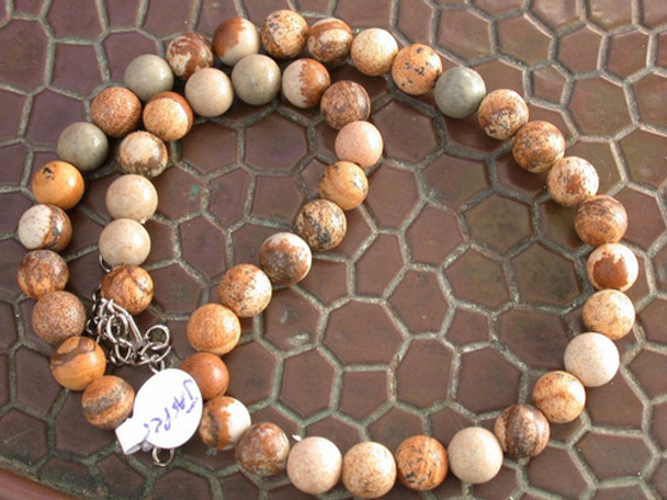 Herm Collar Luli En Piedra Jasper Naturales Super Precio 0