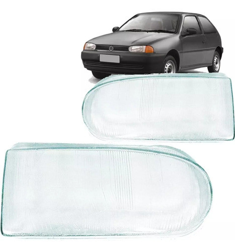 Par Lente De Vidrio Opticas Gol G2 0