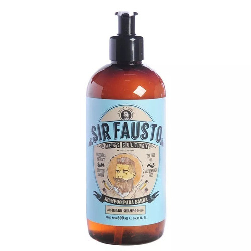Shampoo Para Barba Sir Fausto X 500 Ml 0