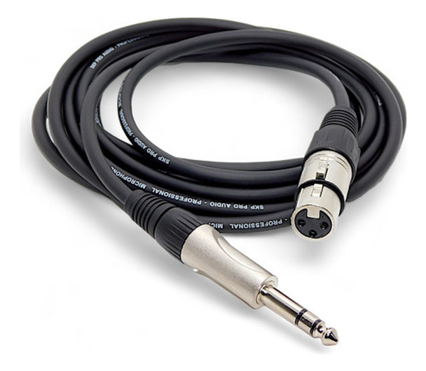 Cable Audio Adaptador Canon Xlr Hembra A Plug Balanceado 1mt 0