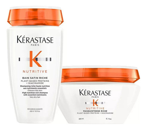 Pack Nutritive Bain Satin Riche + Masquinstese Riche 0
