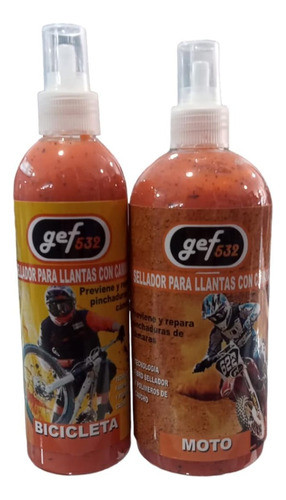 Liquido Antipinchadura Bici Moto Gef  No Slime  - Solo Bici 0