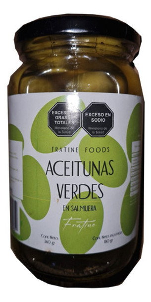Aceitunas Verdes Fratine Food En Salmuera X 360grms 0 Aceitunas Verdes Fratine Food En Salmuera X 360grms 0