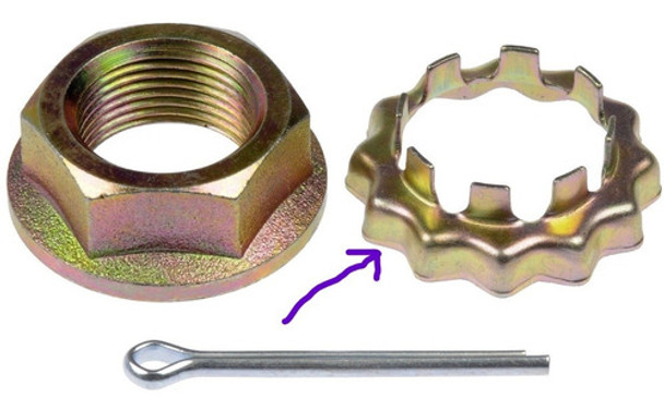 Cubre Tuerca Traba De Punta De Eje Para Tuerca 27 Mm 0