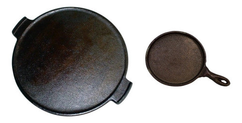 Set Juego Provoletera Y Pizzera Parrilla Fundicion Barbero 0