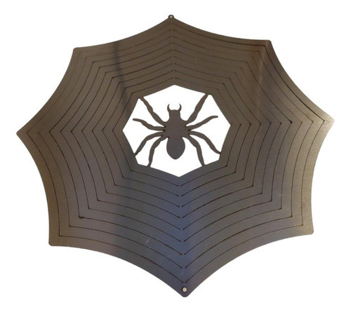 Wind Spinners/moviles De Viento Acero Inox Araña 20cm 0