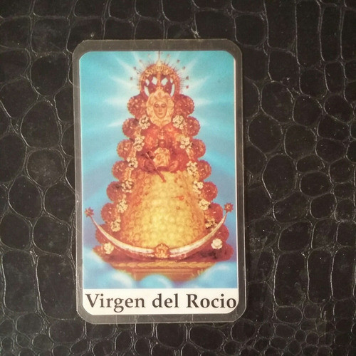 Estampita De La Virgen Del Rocío Plastificada 0