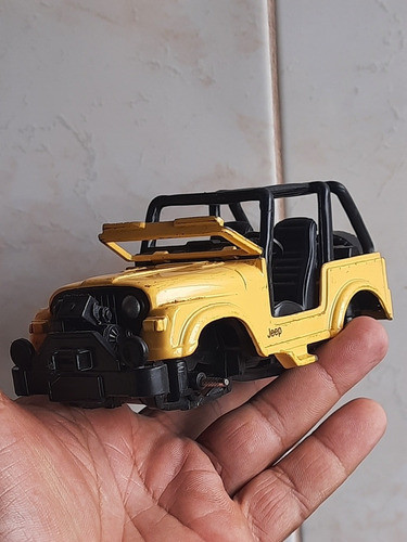 Carrinho Antigo De Ferro Jeep Ler A Descrição 0