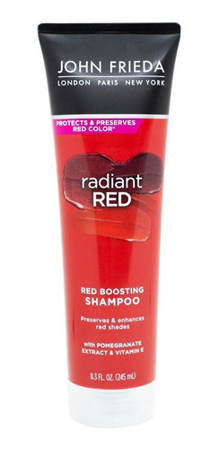 John Frieda Radiant Red Boosting Shampoo Potenciador Rojos 0