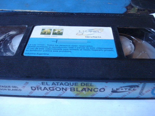 Vhs El Ataque Del Dragón Blanco 0