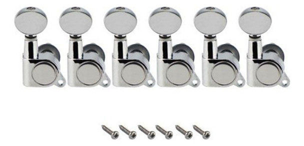 Jogo Tarraxas Metal Blindadas Guitarras Strato Tele 6r Linha 0 Jogo Tarraxas Metal Blindadas Guitarras Strato Tele 6r Linha 0