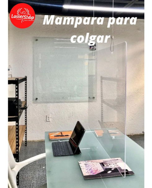 Mampara De Acrílico Mostrador 100x60cm Oferta 0