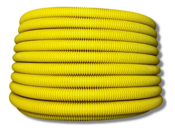 Conduite Corrugado Amarelo Pergon 3/4x 25mm Rolo 50m 0