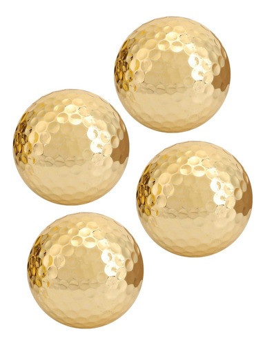 Tiiyee Pelotas Golf A Granel, Bola Portátil Doble Capa Oro Y 0