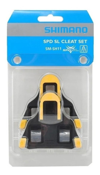 Tacos Taquinhos Pedal Shimano Speed Fixo Sm-sh11 Amarelo 0 Tacos Taquinhos Pedal Shimano Speed Fixo Sm-sh11 Amarelo 0