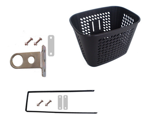 Canasto Plástico Para Bicicleta Soporte Rodado 26 Y 28 -xp 0