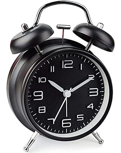 Reloj Despertador Analógico Kelaote, Reloj Despertador De Ca 0