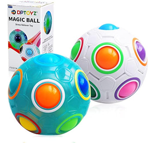 Dptoyz Bola Mágica De Rompecabezas De Arco Iris, 0