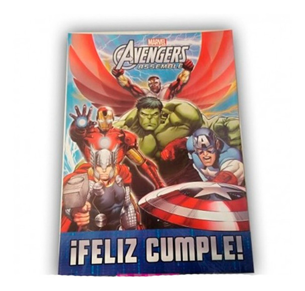 Poster Feliz Cumpleaños - Avengers 0