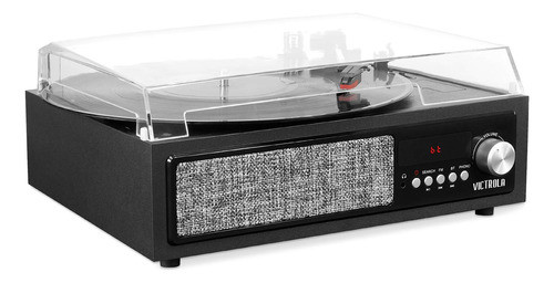 Victrola Reproductor De Discos Bluetooth 3 En 1 Con Altavoce 0