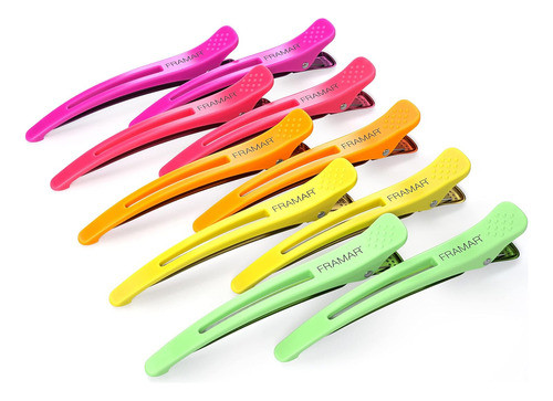 Pinzas Para Pelo Framar Multicolor 10 Unidades 0