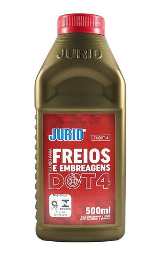 Liquido De Frenos Jurid Dot 4 500ml Gr Frenos 0