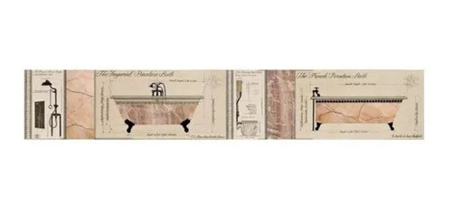 Guarda De Ceramica Imperial 7x40 Cm - Piu 0