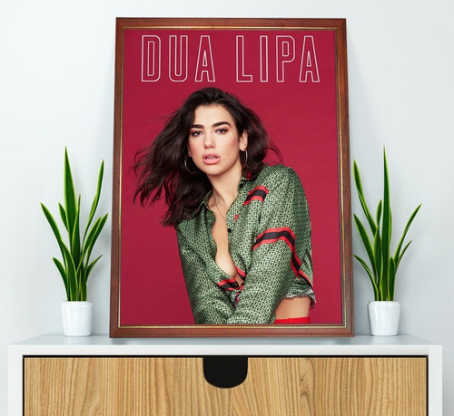 Dua Lipa Poster Enmarcado Listo Para Colgar En Cuadro 0