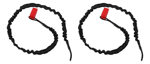 Kayak Rod Leash, 2 Peças, Pá, Borracha De Nylon, Resistente 0