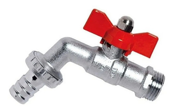 Canilla Esférica Metálica 1/2 Mariposa Plastirrabit 0