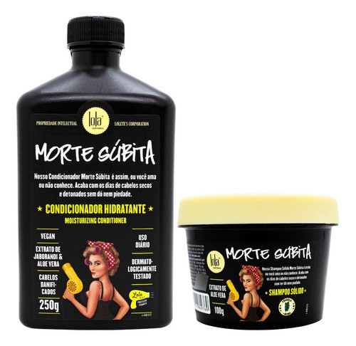 Lola Cosmetics Morte Súbita Kit Shampoo Sólido + Enjuague 0